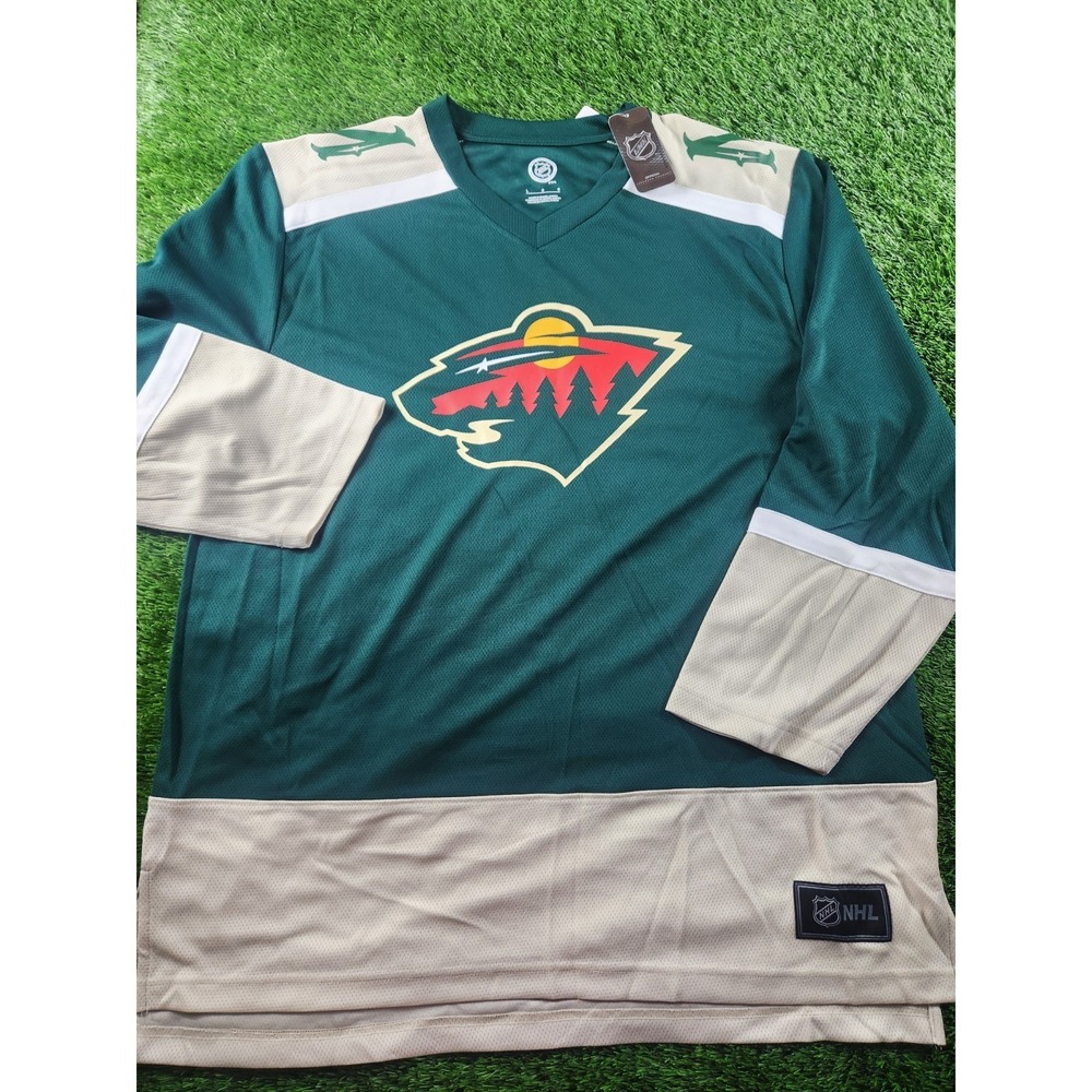 NWT Minnesota Wild Kirill Kaprizov Fanatics NHL Hockey Player Jersey Men L $175